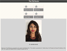 Tablet Screenshot of fijidoctor.com